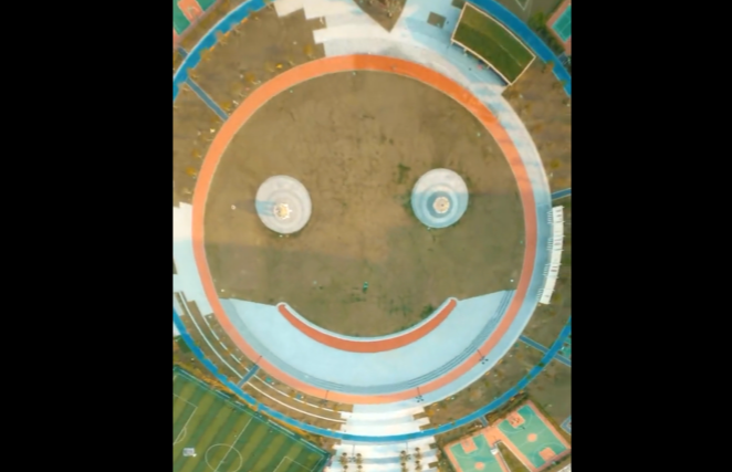 瞰珠海 | 太驚喜！橫琴巨型“笑臉”一笑傾城……